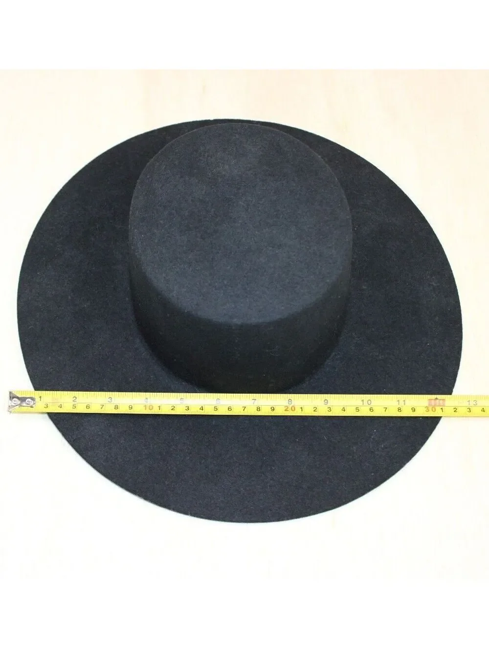 Vintage Bailey El Paso Black Wool Hat - Made in USA Size Small Women's